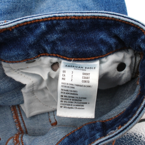 American Eagle Distressed Stretch Jeans – Size 2 Short - Picture 5 of 5